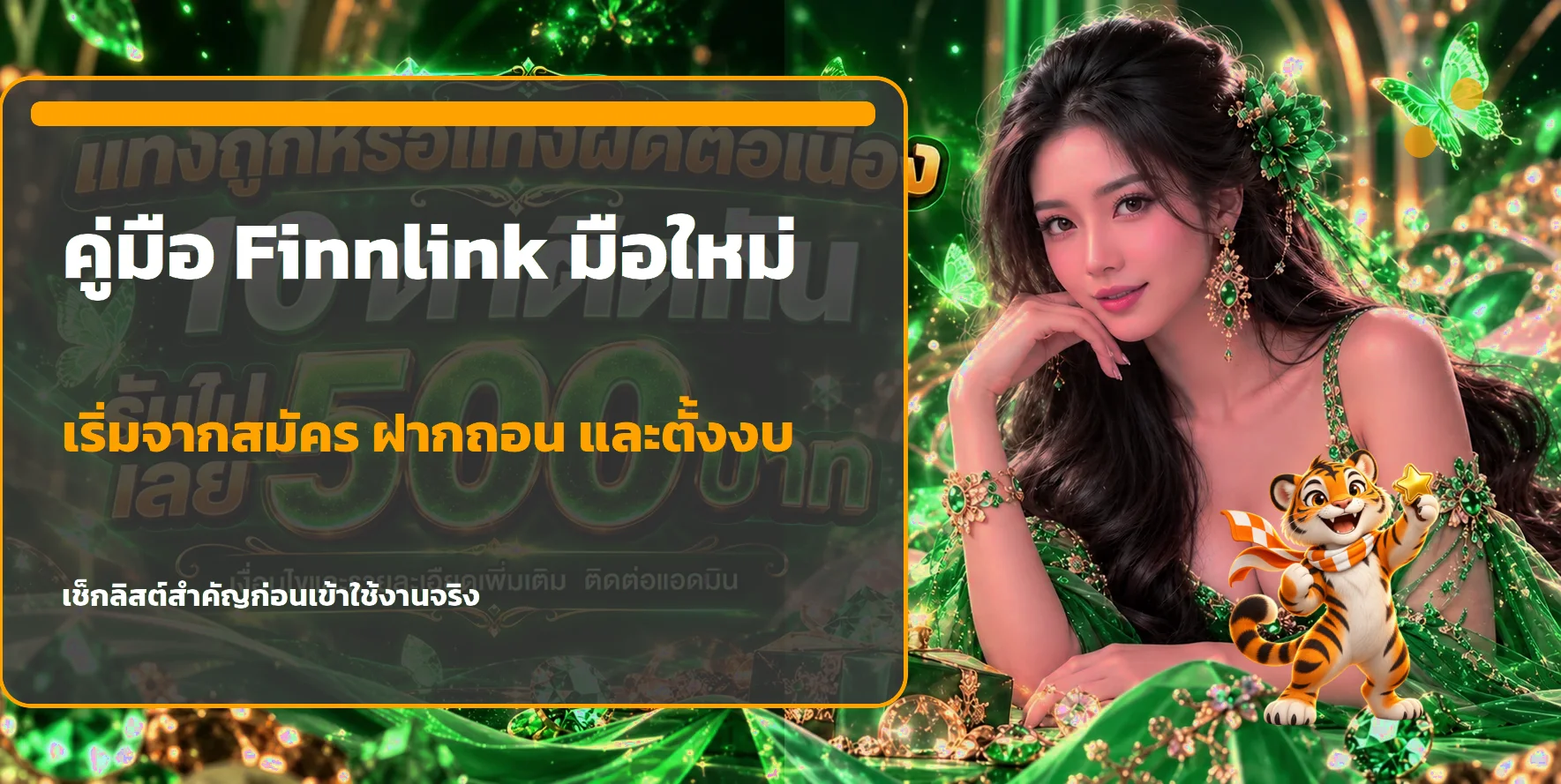 Finnlink มือใหม่ คู่มือสมัคร ฝากถอน และตั้งงบ